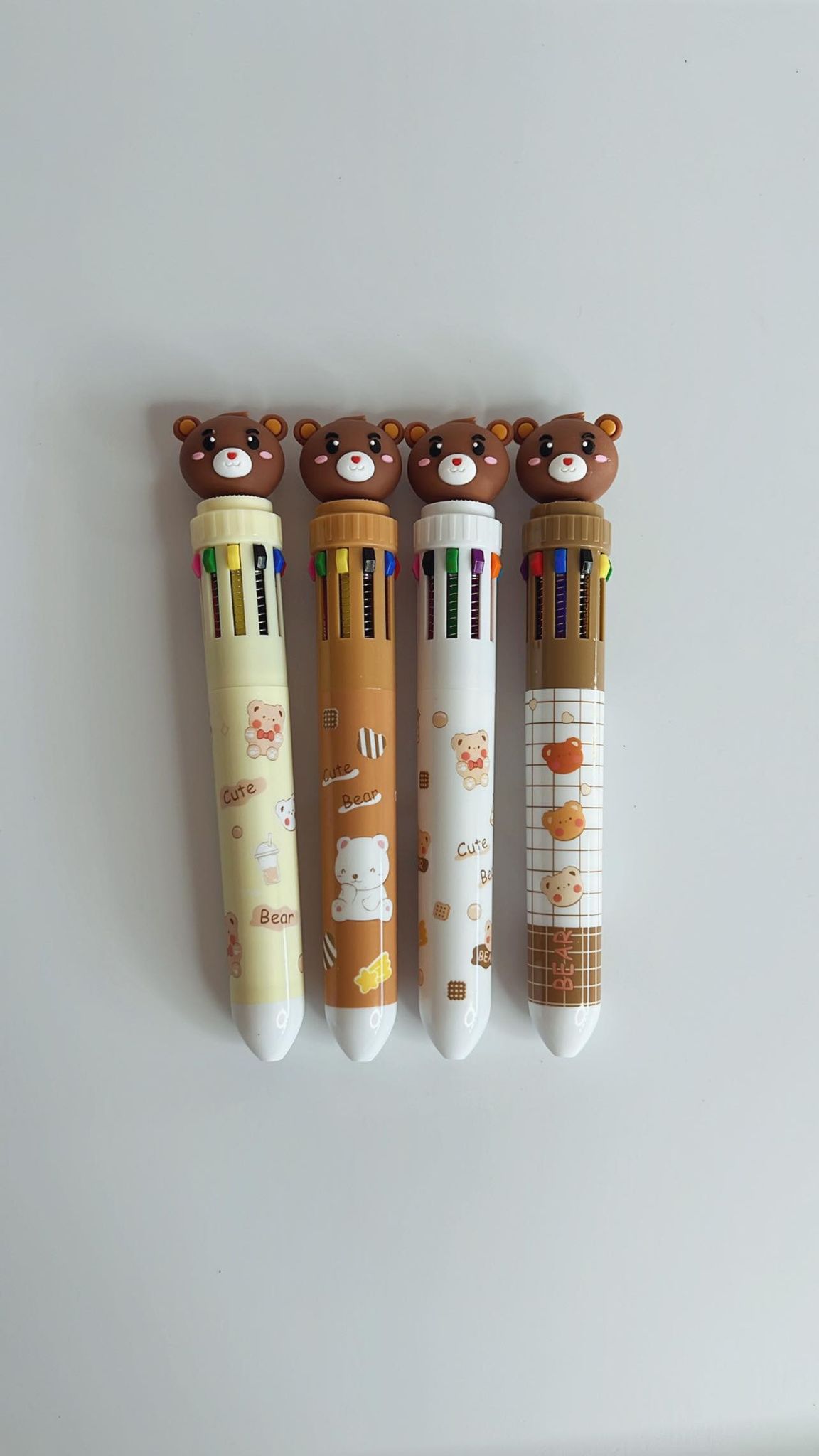 Bear 10 Color Pen